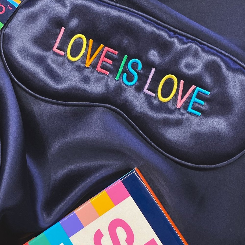slip Love is Love Silk Sleep Mask - Picture 6 of 9